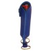 Pepper Shot 1.2 MC 1/2 oz pepper spray leatherette holster and quick release keychain blue (PS-LH-BLUE) ePepperSprays.com