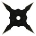 4" Black 4 Point Throwing Star (  ST-TS-104) ePepperSprays.com