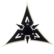 4 Inch 3 Point Black Throwing Star